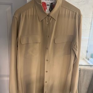 Equipment women's silk shirt size S.